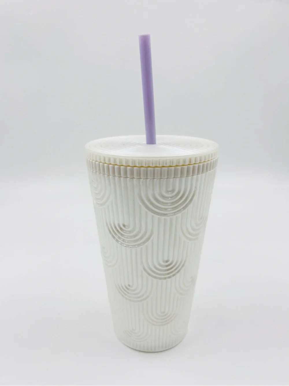 NEW Starbucks 2023 spring white pearl mermaid scales cold Tumbler cup 16oz